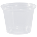 Partners Brand Plastic Portion Cups, 1 oz., Clear, PK 2500 PORT100